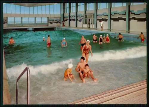 Foto AK - Heiligenhafen Ostseebad Meerwasserbrandungsbad Wellenbad Innenansicht