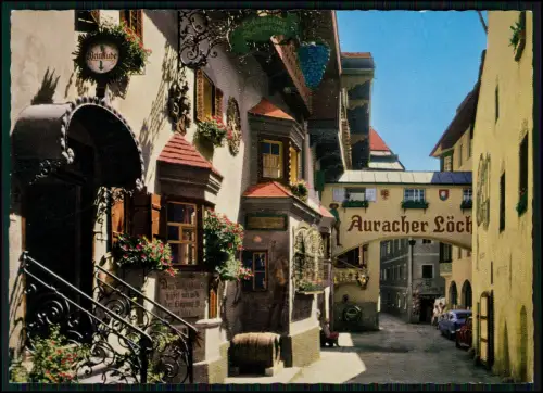 AK - Kufstein Tirol Römerhofgasse Gasthaus Auracher Löchl Gebäudeansicht Straße