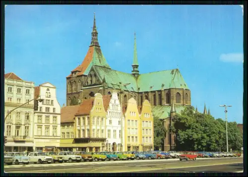 6x AK Rostock Hafen Altstadt Stadtmauer Marienkirche Fischer Hafenidylle Ostsee