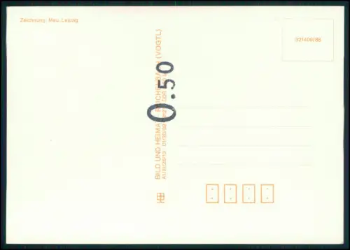 AK Berlin Müggelsee - Landkarte farbenfroh Köpenick Rahnsdorf Schmöckwitz Erkner