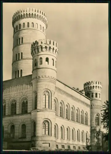 2x Foto AK - Rügen Granitz - Jagdschloss bei Binz - Neugotik markante Rundtürme