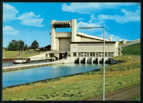 kolorierte Fotokarte mit Motiv - Schleuse Uelzen in Esterholz Elbe Seitenkanal