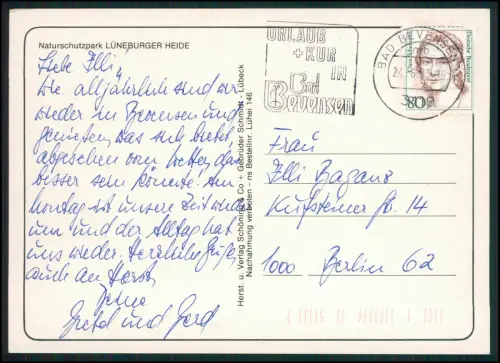 Lüneburger Heide Karte Naturschutzpark Wilsede Ehrhorn Niederhaverbeck Behringen