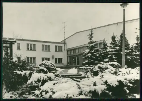 AK Wolzig VEB Braunkohlenwerk Cottbus Betriebsferienheim Winteransicht DDR Foto