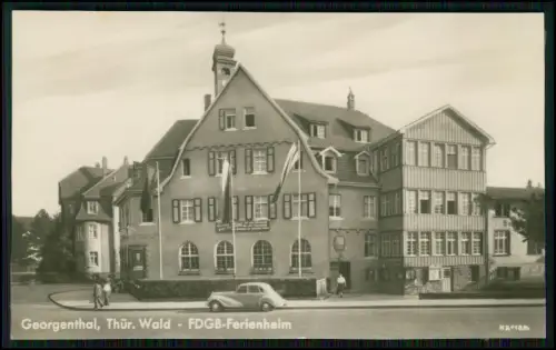 Foto AK - Georgenthal Thüringer Wald FDGB Ferienheim - Verlag Richard Zieschank