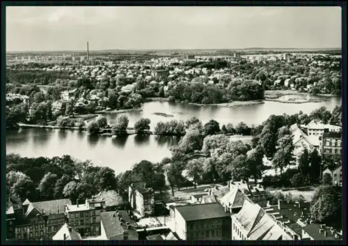 Stralsund Blick zum Knieperteich - Stadtansicht Planet Verlag Berlin DDR 1950er