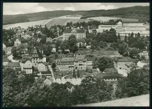 2x Foto AK - Klingenthal in Sachsen - Panorama Rathaus Erzgebirge DDR 1960er