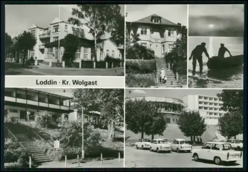 Loddin Kölpinsee DDR FDGB Erholungsheime Seerose Ostsee Fischer Trabant 1960er