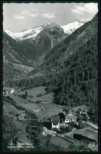 8x Foto AK - Bad Gastein Hotel Grüner Baum Hohe Tauern - und andere aus Umgebung