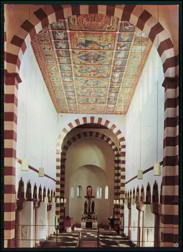 Echt Foto AK - Hildesheim St. Michaeliskirche - Innenansicht romanische Decke...