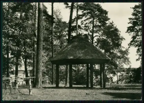 2x Foto AK - Wendisch-Rietz - Kanal mit Boote und Badenden im Sommer