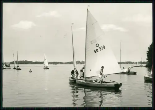 AK Goyatz Schwielochsee Segelboote DDR 1960er Jahre Brandenburg Wasser Freizeit
