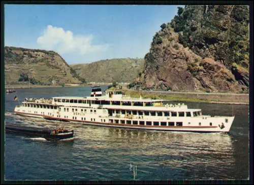 AK Motorschiff M.S. Berlin Köln-Düsseldorfer Rheindampfschifffahrt auf dem Rhein