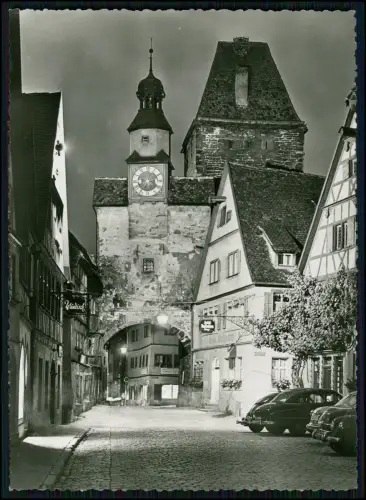 6x Foto AK - Rothenburg ob der Tauber - Gebäude, Stadtmauern, Türme und Plätze