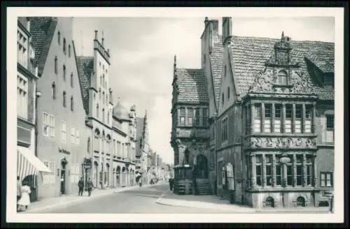 2x AK - Lemgo - Rathaus Apothekererker historische Stadtansicht - Detmold Lippe
