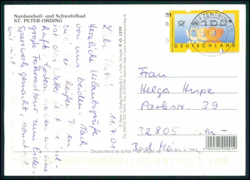 5x AK - Nordseebad Sankt Peter Ording - und Büsum - Nordfriesland Holstein