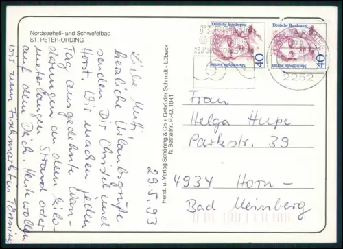 5x AK - Nordseebad Sankt Peter Ording - und Büsum - Nordfriesland Holstein