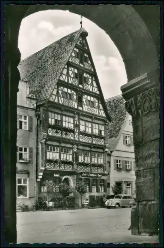 4x Foto AK - Ansichtskarte Postkarte - Dinkelsbühl in Mittelfranken - Ansichten