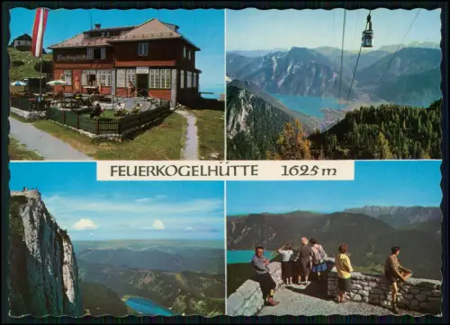 Foto AK - Ebensee Feuerkogelhütte - Salzkammergut Oberösterreich - Bergpanorama
