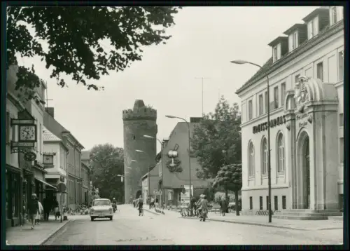 Foto AK - Beeskow Oder-Spree - Ernst-Thälmann-Straße - Trabant Simson Schwalbe
