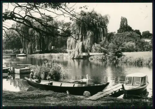 3x Foto AK - Beeskow Oder-Spree - Kleine Spree Boote und andere Szenen aus DDR