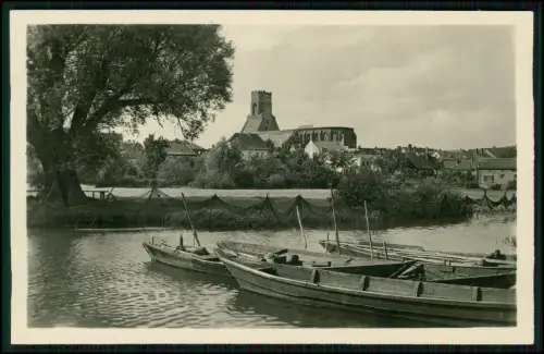 3x Foto AK - Beeskow Oder-Spree - Fischerstraße Boote an der Spree - u.a. Szenen