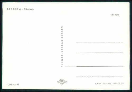 3x Foto AK - Beeskow Oder-Spree - Ernst-Thälmann-Straße - Geschäfte Bürgerhäuser