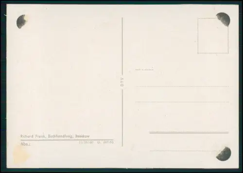3x Foto AK - Beeskow Oder-Spree - Ernst-Thälmann-Straße - Geschäfte Bürgerhäuser