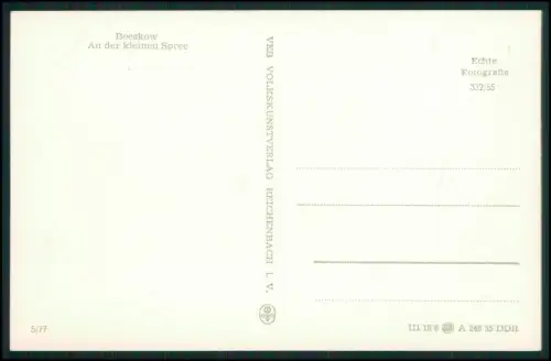 3x Foto AK - Beeskow Oder-Spree - Fischerboote am Ufer, Netze - und andere