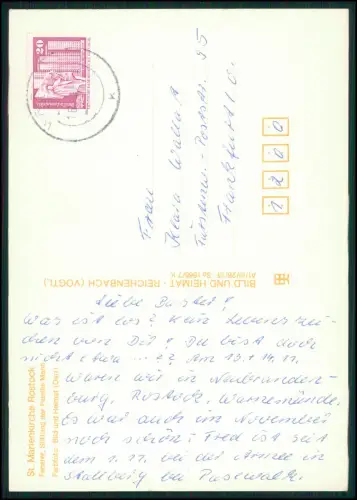 8x Foto AK - Postkarten - Rostock Mecklenburg Vorpommern - DDR Ansichten 1960er