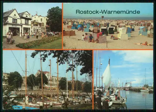 8x Foto AK - Postkarten - Rostock Mecklenburg Vorpommern - DDR Ansichten 1960er