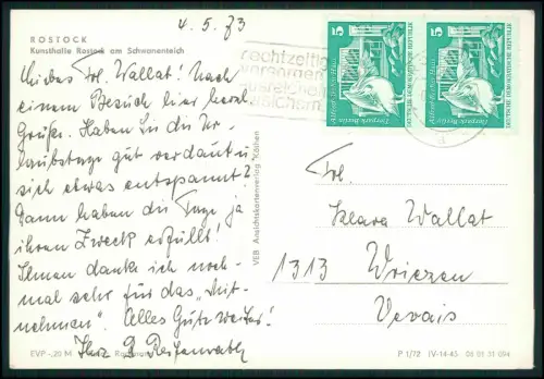 8x Foto AK - Postkarten - Rostock Mecklenburg Vorpommern - DDR Ansichten 1960er