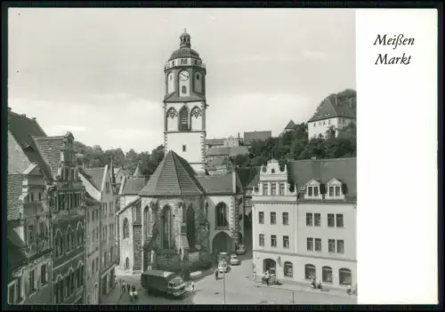 7x Foto AK - Postkarten - Meißen in Sachsen - DDR Ansichten 1960er