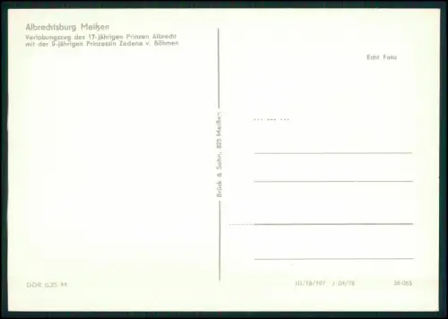 7x Foto AK - Postkarten - Meißen in Sachsen - DDR Ansichten 1960er