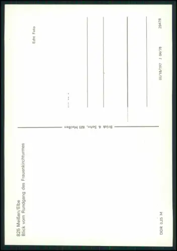 7x Foto AK - Postkarten - Meißen in Sachsen - DDR Ansichten 1960er