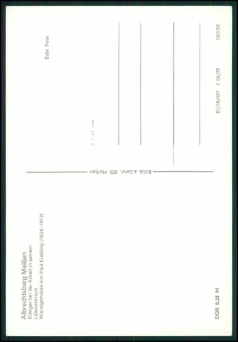 7x Foto AK - Postkarten - Meißen in Sachsen - DDR Ansichten 1960er