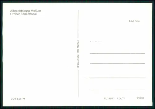 7x Foto AK - Postkarten - Meißen in Sachsen - DDR Ansichten 1960er