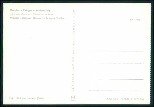 8x Foto AK - Postkarten - Dresden in Sachsen - DDR Ansichten 1960er