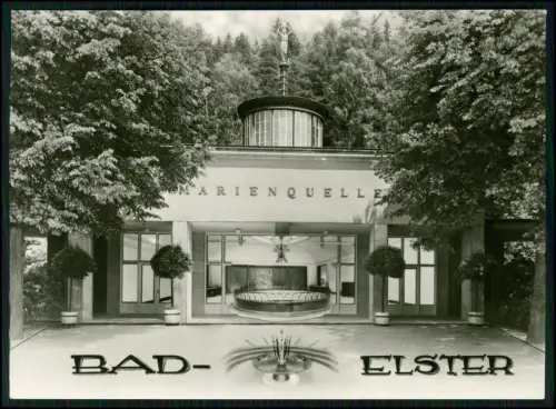 4x Foto AK - Postkarten - Bad Elster im Vogtland - DDR Ansichten 1960er