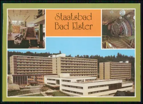4x Foto AK - Postkarten - Bad Elster im Vogtland - DDR Ansichten 1960er