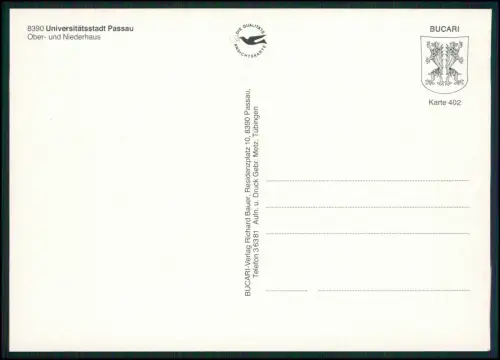 6x Foto AK - Passau in Niederbayern, Donau, Inn, Ilz, Panorama, Brücke, Kirche..