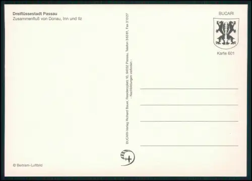 6x Foto AK - Passau in Niederbayern, Donau, Inn, Ilz, Panorama, Brücke, Kirche..