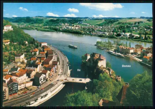 6x Foto AK - Passau in Niederbayern, Donau, Inn, Ilz, Panorama, Brücke, Kirche..