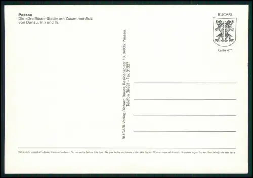 6x Foto AK - Passau in Niederbayern, Donau, Inn, Ilz, Panorama, Brücke, Kirche..