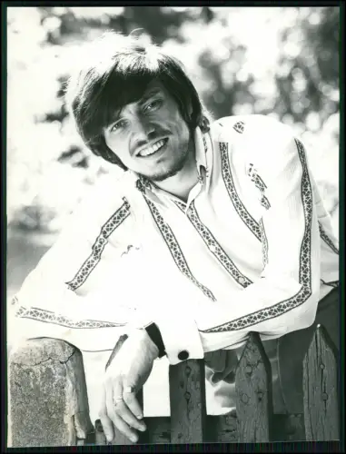 Amsterdam Ben Cramer original Pressefoto 1971 niederländischer Sänger - 18x13cm