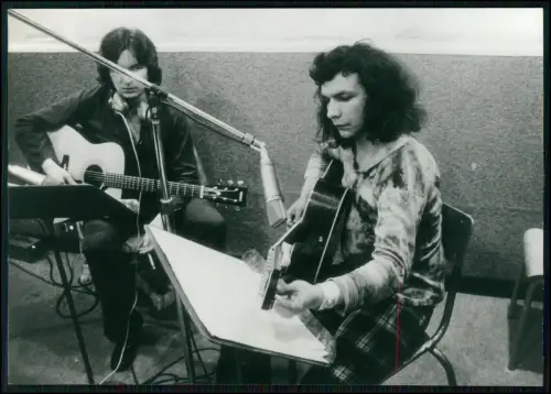 Paris Daydé original Pressefoto 1971 Metronome Records Studioaufnahme  18x13cm