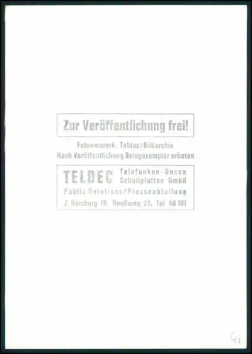 Su Kramer Telefunken Original Pressefoto 1970er Pop Soul Sängerin Retro 18x13cm