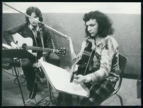 Joël Daydé - Original Metronome Pressefoto 1971 Frankreich Blues Rock - 18x13cm