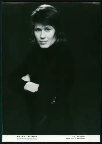 Peter Morris – Original Metronome Pressefoto 1970er  Sänger Songwriter - 18x13cm