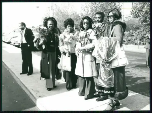 Robert Patterson Singers – Original Pressefoto 1970er Soul Gospel Gruppe 18x13cm